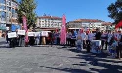 İsrail'in Filistin ve Lübnan'a yönelik saldırıları Sivas'ta protesto edildi