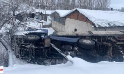 Tokat'ta kar kazaları beraberinde getirdi