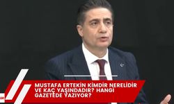 Mustafa Ertekin Kimdir Nerelidir ve Kaç Yaşındadır? Hangi Gazetede Yazıyor?