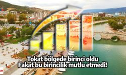 Tokat bölgede birinci oldu: Fakat bu birincilik mutlu etmedi!