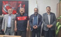 Tokat'ta 112 Çağrı Merkezi Müdürü Erdoğan'a Ziyaret