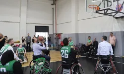 Başkan Altay Tekerlekli Sandalyeye Oturdu, Engelli Sporcularla Empati Kurdu