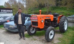 Tokat'ta Türk Tarımının İkonu  1968 Model Antika Traktör Sahibini Bekliyor