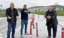Tokat'ın O İlçesi Bir Anda Beyaza Büründü