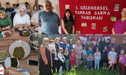 Fatih İlkokulu Velileri Yaprak Sarma Yarışmasında Hünerlerini Sergiledi