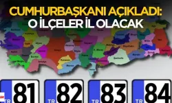 82. İl Plakası Beli Oldu Cumhurbaşkanı Erdoğan Açıkladı Gözler 83 ve 84'te!