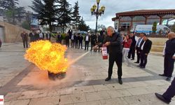 Tokat'ta Otobüs Şoförleri Yangına Böyle Müdahele Etti!