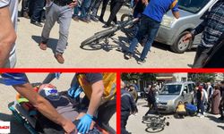 Erbaa’da Bisikletli Vatandaş Hareket Halindeki Araca Çarptı