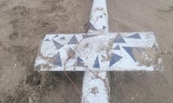 Sahile düşünülen hava aracı vurdu