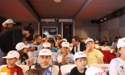 TRT Sinema Tırı Erbaa’da Çocuklarla Buluştu