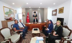 Yeşilay Tokat Şube Başkanı Ateş'ten Tokat Valisi Köklü'ye ziyaret
