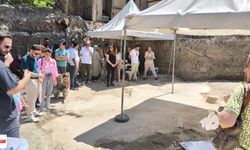 Zile’deki Mozaik Kazısı Bitmeden Bilimsel Ziyaret Başladı