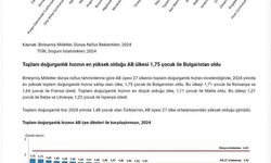 ÇOCUK SAYISI HER GEÇEN YIL DÜŞÜYOR!