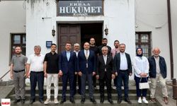 AK Parti Erbaa İlçe Teşkilatı’ndan Kaymakam Remzi Demir’e Hayırlı Olsun Ziyareti