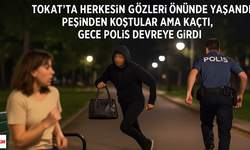Parkta Şok Anlar! Tokat’ta Bir Anda Oldu, Polis Gece Devreye Girdi