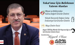 Mustafa Arslan’dan Tokat’a Büyük Haber: Yeni Yatırımlar Yolda!