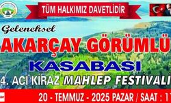 Akarçay Görümlü Kasabası’nda Şenlik Var: 4. Acı Kiraz Mahlep Festivali 20 Temmuz’da