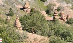 Tokat’ta rüzgâr ve yağmurla şekillendi, görenleri şaşırtıyor