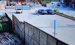 Böyle talihsizlik görülmedi..Müteahhidin öldüğü kaza anı kameralara yansıdı