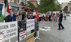 İsrail'in Gazze'ye saldırıları Niksar’da protesto edildi