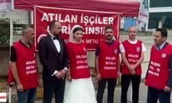 Mutluluk Hayali Kâbusa Döndü: Gelinliğiyle İşçi Eyleminde!