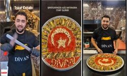 Tokatlı MasterChef Efe Furkan'dan Tokat Kebabıyla Türk Bayrağı Figürü!