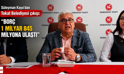 Süleyman Kaya’dan Tokat Belediyesi çıkışı: “Borç 1 milyar 845 milyona ulaştı”