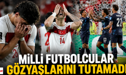 Milli futbolcular gözyaşlarını tutamadı