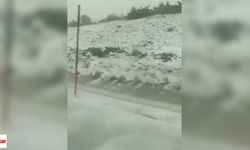 Tokat’ta Dolu Sürprizi: Yollar Kar Yağmış Gibi Oldu