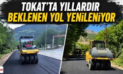 Tokat'ta Yıllardır Beklenen Yol Yenileniyor: Grup Yolu Sıcak Asfaltla Buluştu