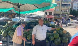 Niksar'da karpuz tezgahlara indi