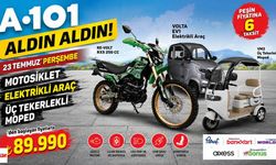 A101'de Bu Kez Motosiklet Var! Cross motosiklet 89 bin 990 liradan satışta