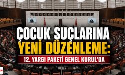 Çocuk Suçlarına Yeni Düzenleme: 12. Yargı Paketi Genel Kurul'da