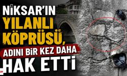 Niksar’ın Yılanlı Köprüsü, Adını Bir Kez Daha Hak Etti