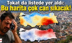 Tokat da listede yer aldı: Bu harita çok can sıkacak!