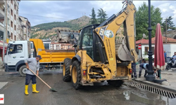 Tokat’ta Sağanak Sonrası Belediye Ekipleri Sahaya İndi