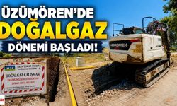 Üzümören'de Doğalgaz Dönemi Başladı! Altyapı Çalışmaları Hız Kesmeden Sürüyor