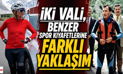 İki Vali, Benzer Spor Kıyafetlerine Farklı Yaklaşım