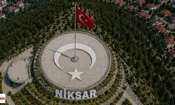 Tokat'ın En Güzel İlçesinde Seyir Terası Projesi Yükseliyor Kalesi Ovası İzlenecek 50 Metre Devasa Bayrakta Oalcak