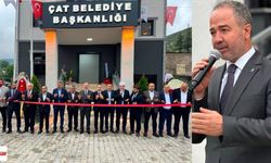 Çat’ta Hizmet İçin Yeni Adres: Belediye Binası Törenle Açıldı