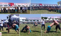 Başçiftlik’te er meydanında nefes kesen kapışma: Başpehlivanlık Cengizhan Şimşek’in oldu