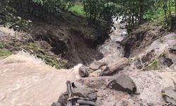 Tokat’ın Komşu İlçesi Korgan’da Etkili Olan Yağış Heyelana Yol Açtı