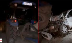 Tokat’ta Akılalmaz Kaza Zinciri! Kazayı Fark Ettirmek İsterken Otomobil Çarptı