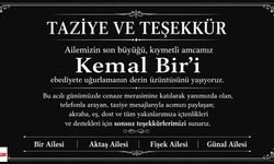 Taziye ve Teşekkür