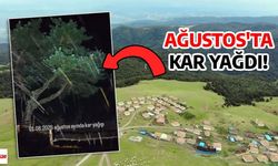 Tokat'ta Ağustos'ta Kar Sürprizi: Yaz Ortasında Beyaza Büründü
