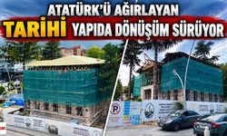 Tokat'ta Atatürk’ü Ağırlayan Tarihi Yapıda Dönüşüm Sürüyor