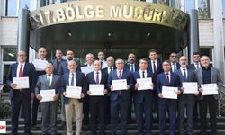 Tokat’ta afetle mücadelenin kahramanlarına başarı belgesi