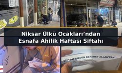Niksar Ülkü Ocakları’ndan Esnafa Ahilik Haftası Siftahı