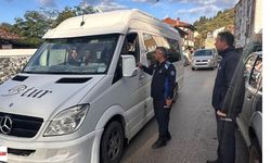 Niksar’da S Plakalı Servis Araçlarına Sıkı Denetim Eksikler Tek Tek Kontrol Edildi