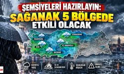 Şemsiyeleri hazırlayın: Sağanak 5 bölgede etkili olacak